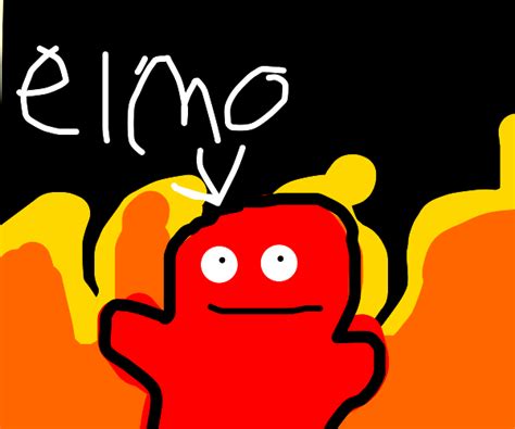 Elmo On Fire Meme Drawception