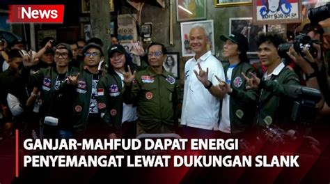 Resmi Didukung Slank Ganjar Mahfud Dapat Energi Penyemangat Video