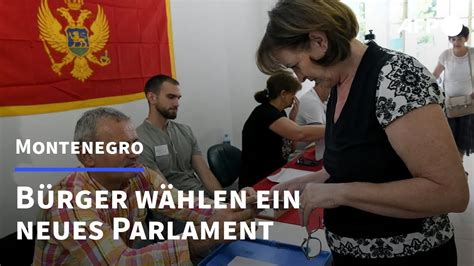 Montenegro wählt ein neues Parlament AFP YouTube