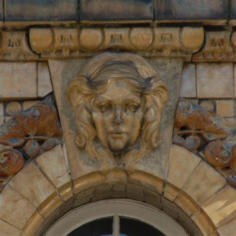 Mascaron Woman In Ceramic Monceau Flickr