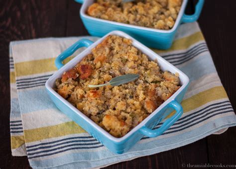 Cornbread Stuffing | The Amiable Cooks | Thanksgiving | Thanksgiving ...