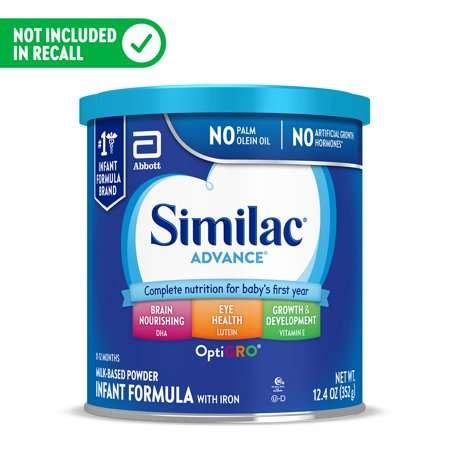 Similac Advance Powder Baby Formula 12.4 oz Can - BISHOPS MARKET