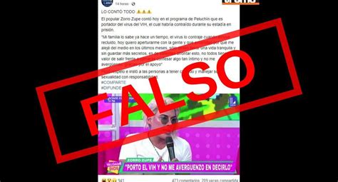 Facebook Página difunde noticia falsa sobre estado de salud del Zorro