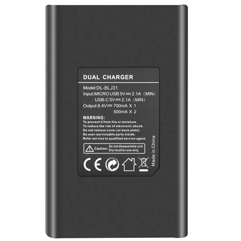 3500mAh DMWBLJ31 DMW BLJ31 Battery LCD USB Dual Charger For Panasonic