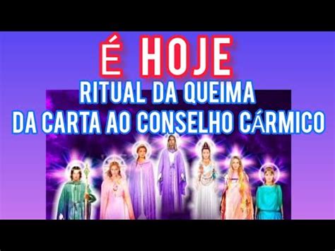 Hoje Ritual Da Queima Da Carta Ao Conselho C Rmico Youtube