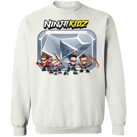 Ninja Kids Merch Ninja Kidz Diamond Battle Pose Tee - Spoias