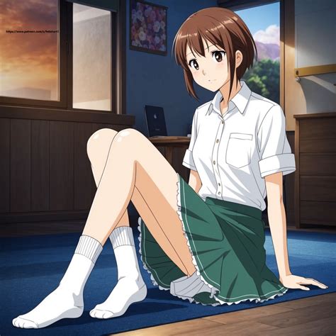 Sexy Anime Girl In Socks 3 Free By Jeanneworld On Deviantart