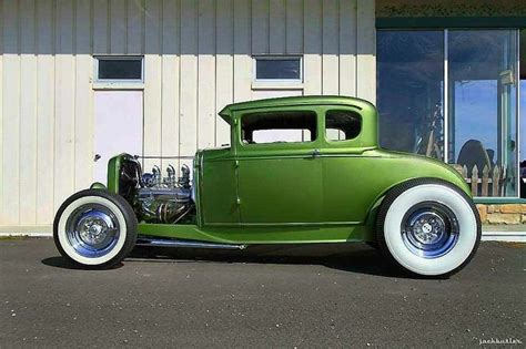 Ford Model A Coupe Hot Rod Hot Rods Hot Rods Cars Muscle