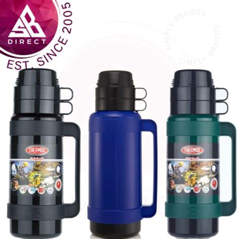 Assorted Thermos Mondial Insulated Flask Bottle With Glass Inner