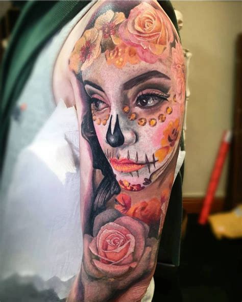 Day Of The Dead Girl Tattoo