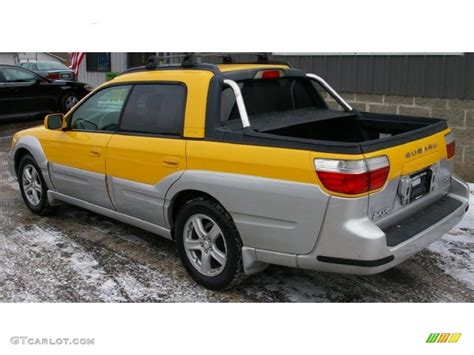 Baja Yellow 2003 Subaru Baja Standard Baja Model Exterior Photo ...