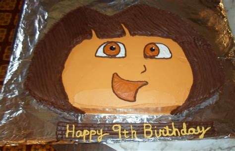 Dora face cake | Creative cakes, Cake, Dora