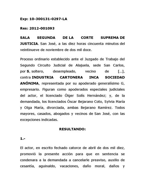 Carta De Aviso De Despido Por Abandono De Trabajo Compartir Carta Images