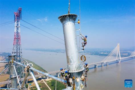 Anhui Section Of Baihetan Zhejiang UHV Power Transmission Project Under