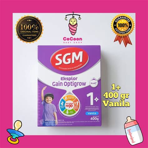 Jual Susu Formula Balita SGM Eksplor Gain Optigrow 1 Vanilla Vanila