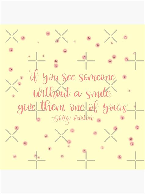 "Dolly Parton Smile Quote" Sticker for Sale by julsann | Redbubble