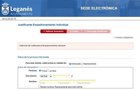 Certificado De Empadronamiento De Legan S Actualizado