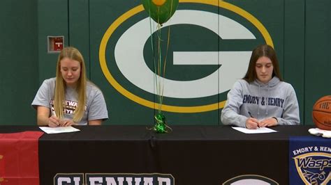 Glenvar high school has two athletes sign to colleges