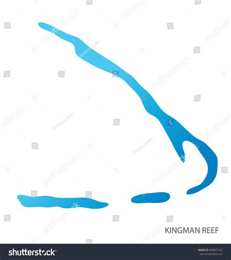 Map of Kingman Reef - Royalty Free Stock Vector 684877252 - Avopix.com