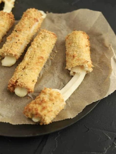 Air Fryer Mozzarella Cheese Sticks - Food Dolls