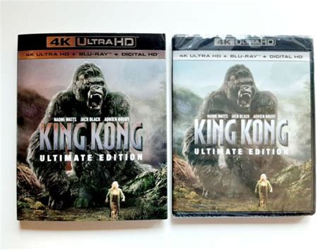 King Kong Ultimate Edition 4K Blu Ray Digital W Slipcover Sealed