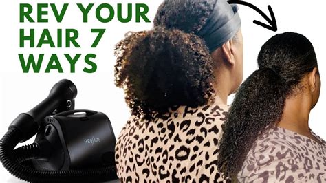 7 WAYS TO USE REVAIR on NATURAL HAIR - YouTube