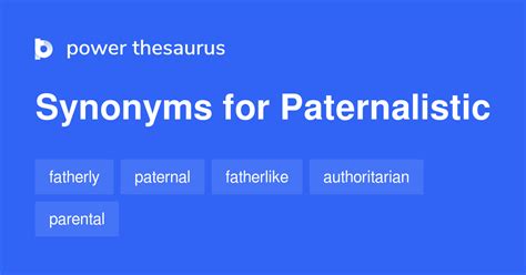 Paternalistic synonyms - 108 Words and Phrases for Paternalistic