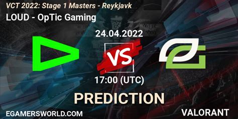 Loud Vs Optic Gaming Betting Tip Match Prediction At