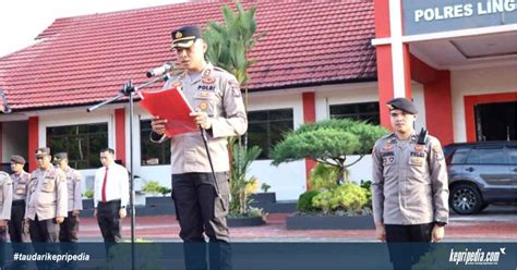 Kapolres Lingga Arahkan Personel Untuk Jaga Netralitas Di Pemilu