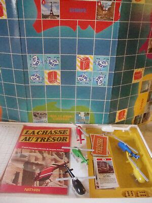 ANCIEN JEU DE société la chasse au tresor nathan 1982 vintage EUR 15 00