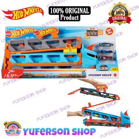 Jual Hot Wheels Speedway Hauler Original Mattel Gvg Shopee Indonesia