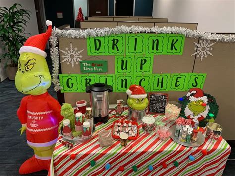 Grinch Hot Coco Bar Christmas Cocoa Bar
