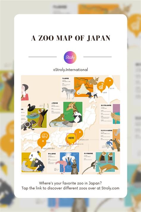 A Zoo Map of Japan | Zoo map, Map, Zoo