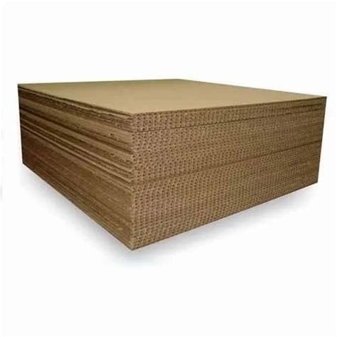 Brown Gsm Corrugated Packaging Sheet Gsm Gsm At Rs