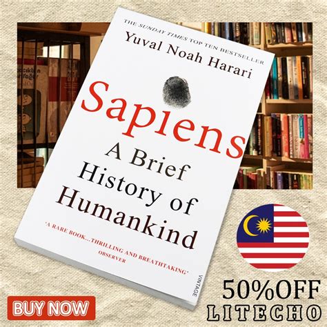 Sapiens A Brief History Of Humankind By Yuval Noah Harari English Book Shopee Malaysia