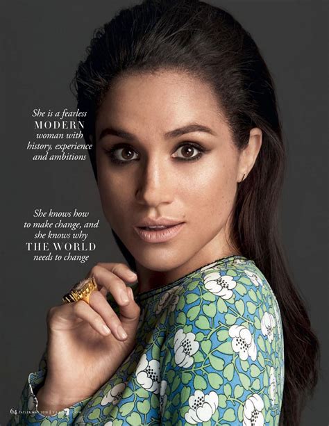 Meghan Markle Tatler Magazine Uk May 2018 Issue • Celebmafia