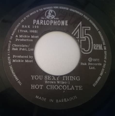 Hot Chocolate You Sexy Thing Vinyl Discogs