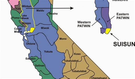 California Indian Tribes Map