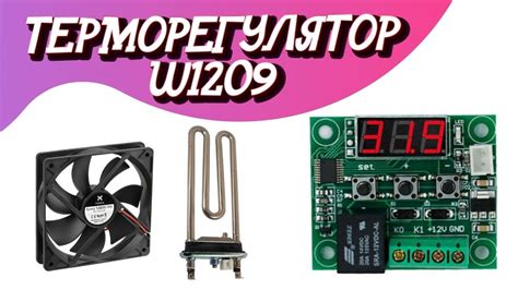 ТЕРМОРЕГУЛЯТОР ЭЛЕКТРОННЫЙ W1209 С РЕЛЕ 20 АМПЕР - YouTube
