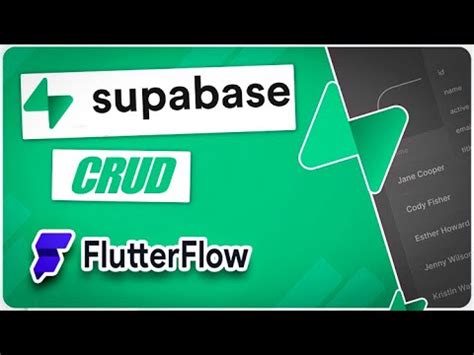 Supabase E Flutterflow CRUD Completo YouTube