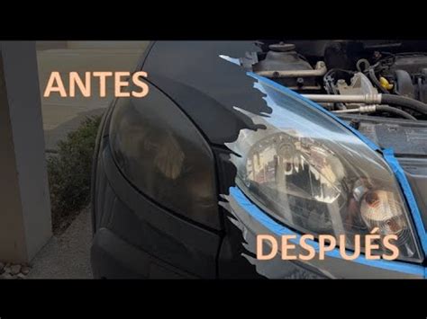 Como Restaurar Los Faros De Tu Auto Fac L Y R Pido Youtube