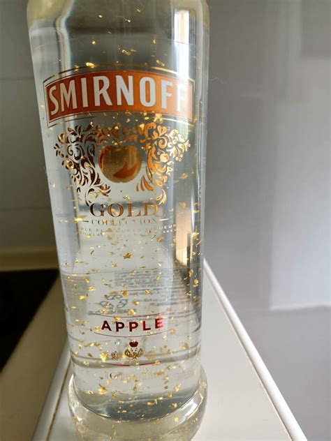 Smirnoff Gold Apple Vodka Food Drinks Alcoholic Beverages On Carousell