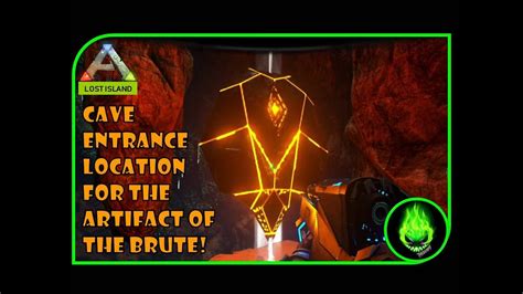 Ark Lost Island Cave Entrance Location For The Artifact Of The Brute