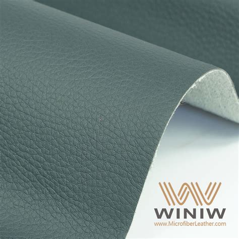 High Quality Microfiber Thick Leather Fabric For Straps Belts Winiw