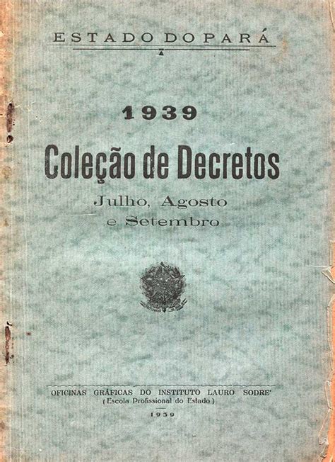 Cole O De Decretos Obras Raras Acervo Digital