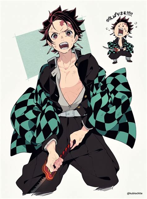 Tanjiro Kamado Full Body Anime