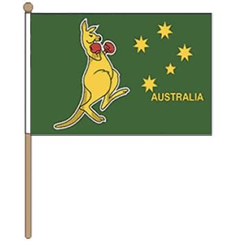 Boxing Kangaroo Flag - Popular Symbol Of Australian Identity