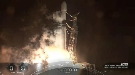 Spacex Launches 46 Starlink Satellites Lands Rocket At Sea Space