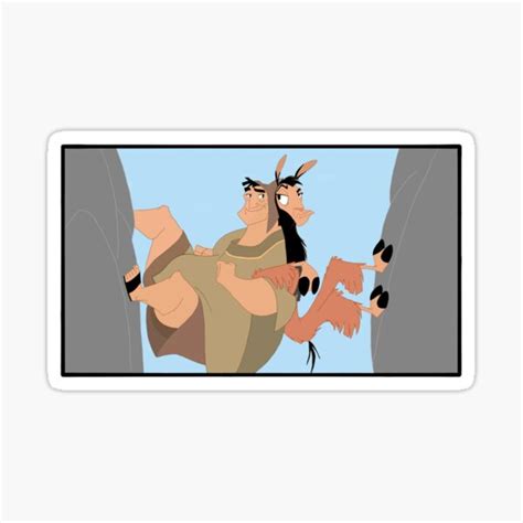 "Kuzco and Pacha" Sticker by Alexandria456 | Redbubble