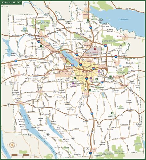Syracuse Metro Map | Digital Vector | Creative Force